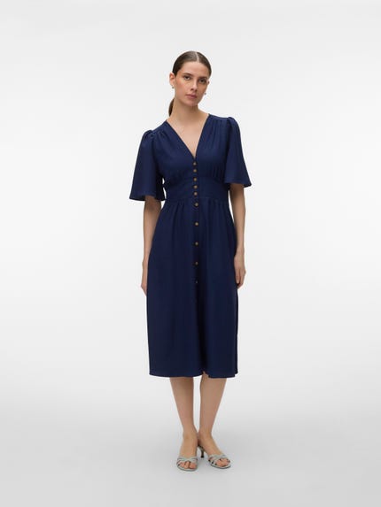 Vero Moda VMSARA CAP SLEEVE SHORT DRESS - Koktejlové šaty / šaty na Vero Moda VMSARA CAP SLEEVE SHORT DRESS - Koktejlové šaty / šaty na