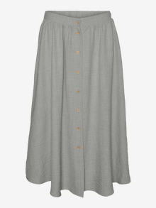 Vero Moda VMMELANEY High waist Lange rok -Drizzle - 10304134