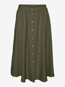Vero Moda VMMELANEY High waist Lange rok -Ivy Green - 10304134