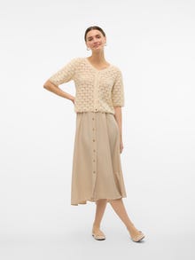 Vero Moda VMMELANEY High waist Lange rok -Overcast - 10304134