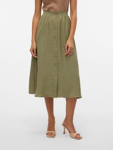 Vero Moda VMMELANEY Taille haute Jupe longue -Laurel Wreath - 10304134
