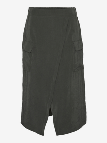Vero Moda VMQUEENY Hohe Taille Langer Rock -Peat - 10304146