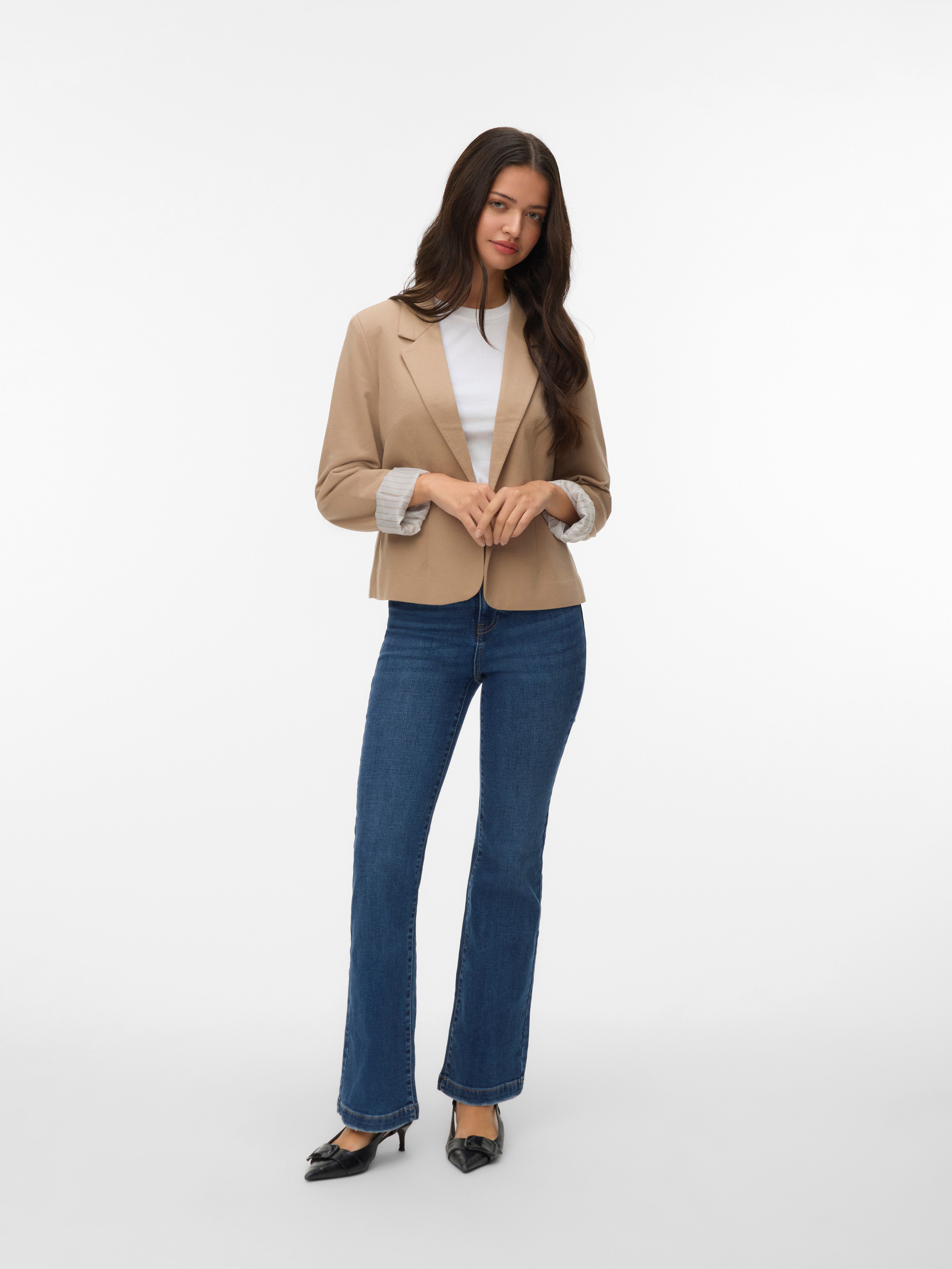 veromoda-vmharukiblazer-braun. 