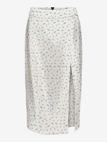 Vero Moda VMCINDY High waist Midi skirt -Snow White - 10304161