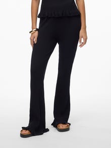 Vero Moda VMJADE Wysoki stan Spodnie -Black - 10304177