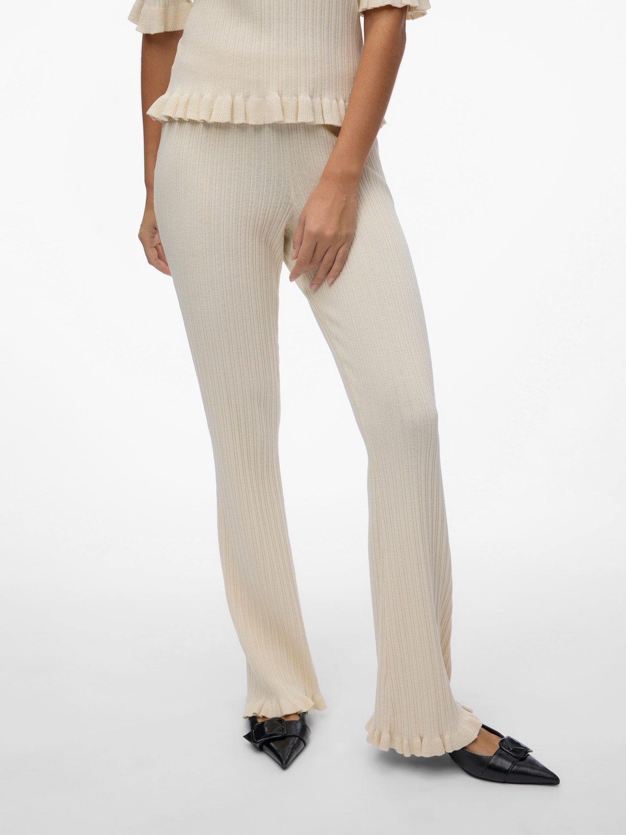 Vero Moda VMJADE Taille haute Pantalons -Birch - 10304177