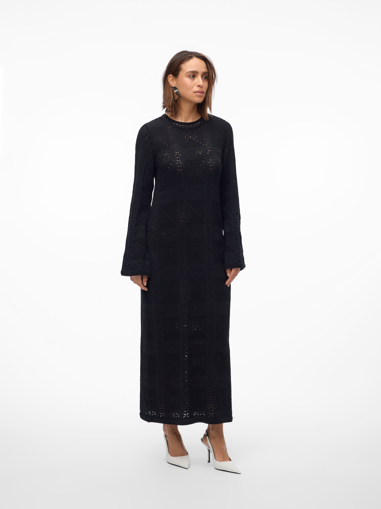Vero Moda VMJAYLA Lange jurk -Black - 10304185