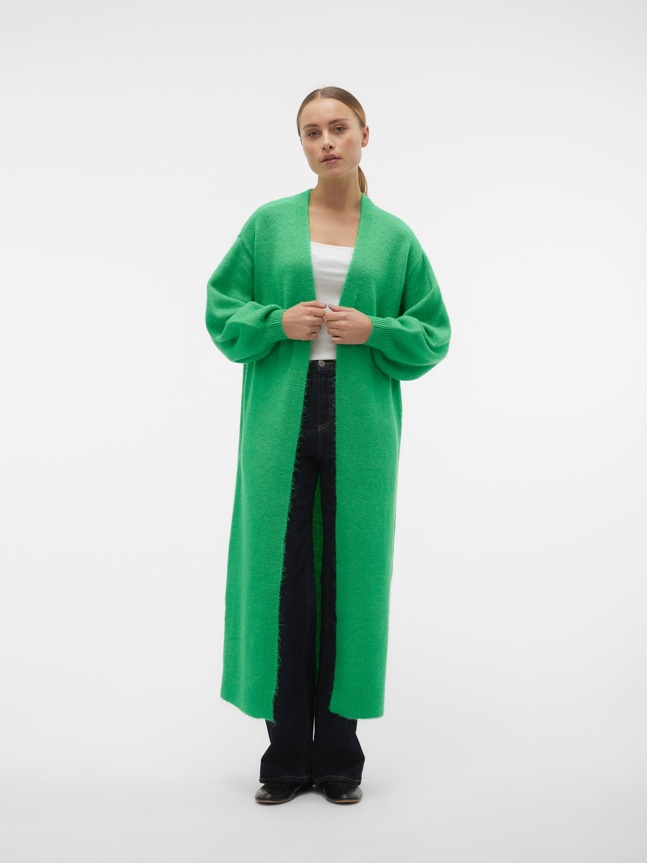 Vero Moda VMPHILINE Knit Cardigan -Bright Green - 10304239