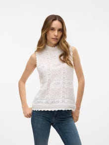 Vero Moda VMJAYLA Pullover -Snow White - 10304242
