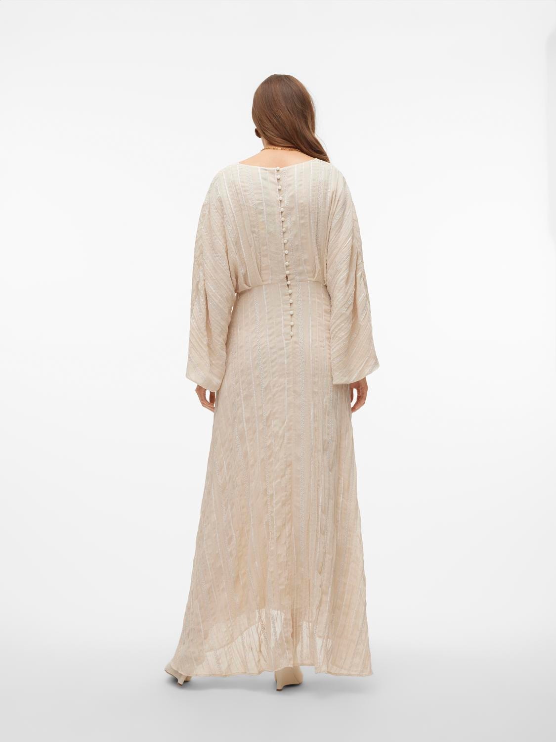 Vero Moda VMTARA Long dress -White Swan - 10304254