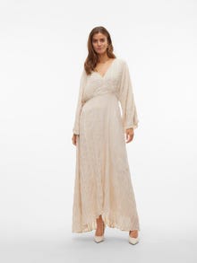 Vero Moda VMTARA Lång klänning -White Swan - 10304254