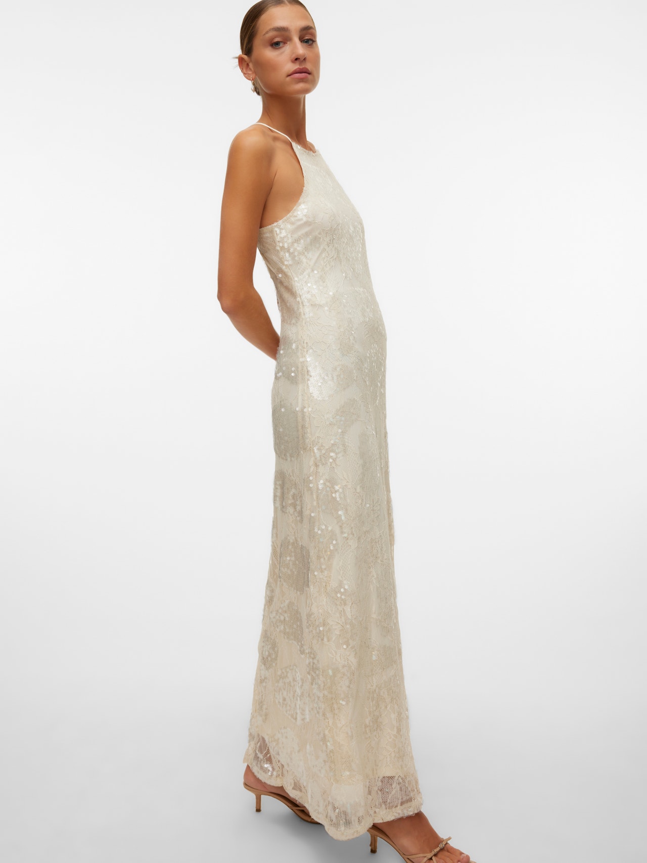 Vero Moda VMCECILIE Long dress -Egret - 10304259