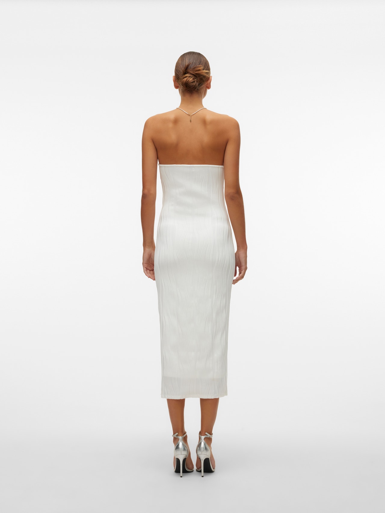 Vero Moda VMCORA Lång klänning -Blanc de Blanc - 10304287