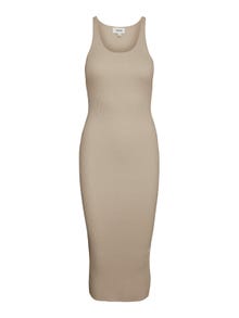 Vero Moda VMJUNIPER Lang kjole -Humus - 10304334