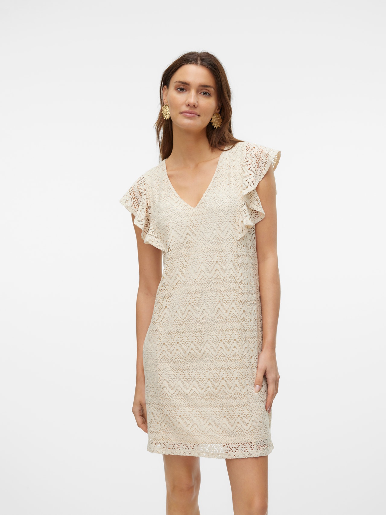 Vero Moda VMMAYA Kort kjole -Birch - 10304459