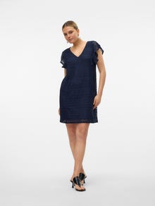 Vero Moda VMMAYA Kort kjole -Navy Blazer - 10304459