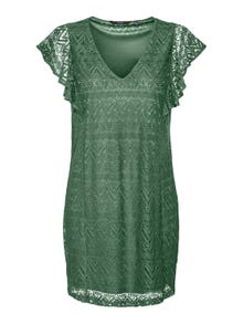 Vero Moda VMMAYA Kort kjole -Hedge Green - 10304459