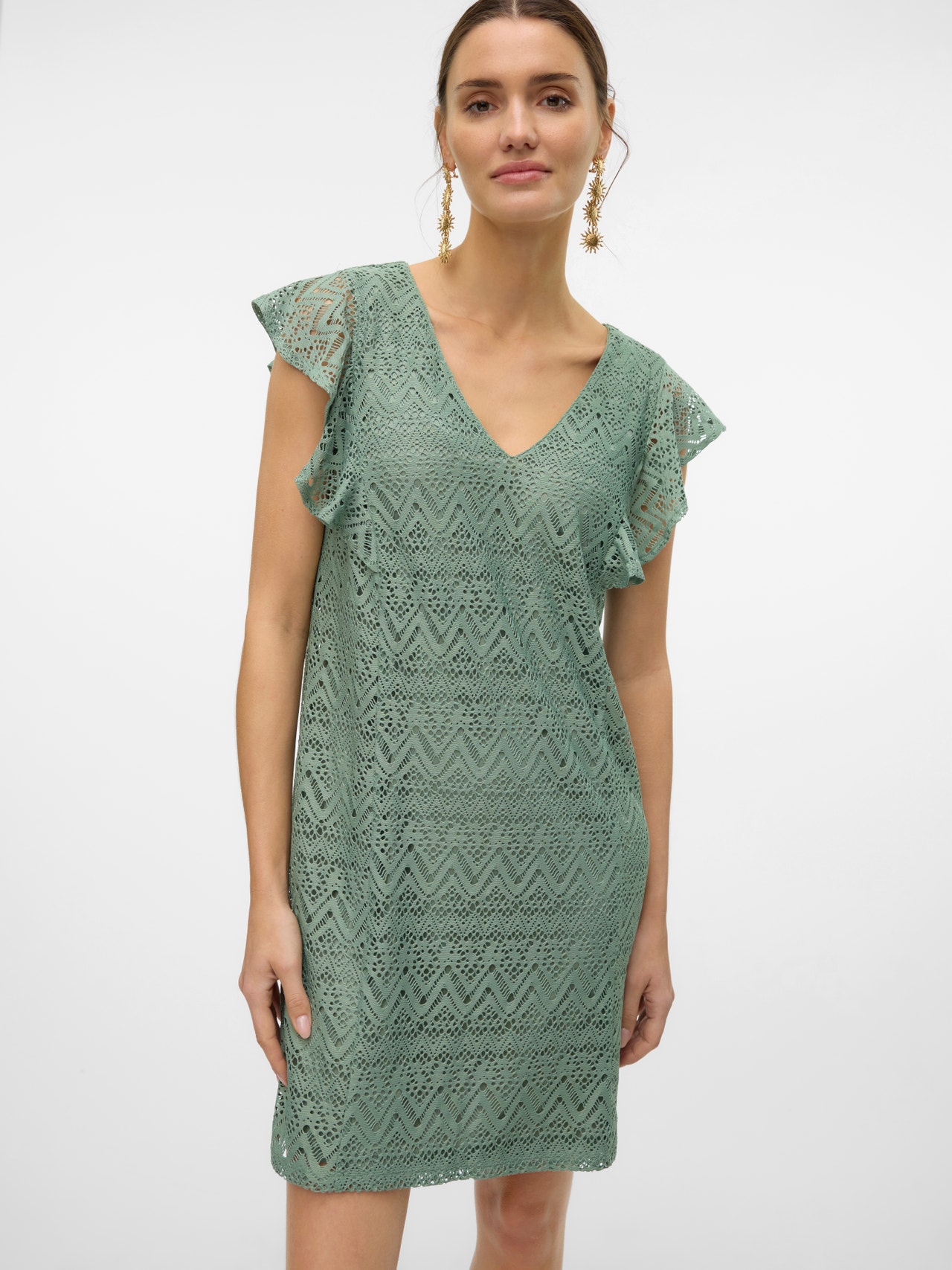 Vero Moda VMMAYA Short dress -Hedge Green - 10304459