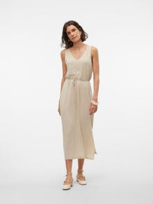 Vero Moda VMJUNE Langes Kleid -Silver Lining - 10304470