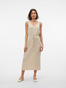 Vero Moda VMJUNE Langes Kleid -Silver Lining - 10304470