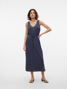 Vero Moda VMJUNE Langes Kleid -Navy Blazer - 10304470