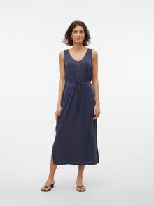 Vero Moda VMJUNE Langes Kleid -Navy Blazer - 10304470