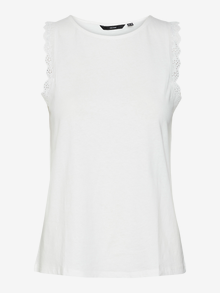 Vero Moda VMHANNE Tops -Snow White - 10304508