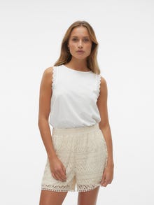 Vero Moda VMHANNE Tops -Snow White - 10304508
