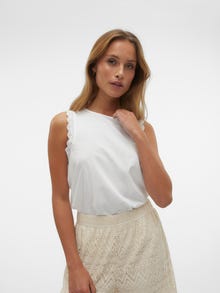 Vero Moda VMHANNE Tops -Snow White - 10304508