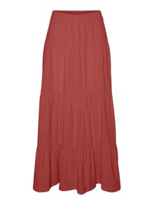 Vero Moda VMMIA Long Skirt -Marsala - 10304522