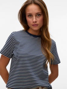 Vero Moda AWJADA T-skjorte -Dark Sapphire - 10304587