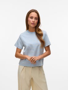 Vero Moda AWJADA T-Shirt -Dusty Blue - 10304587