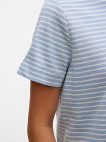 Vero Moda AWJADA T-Shirt -Dusty Blue - 10304587