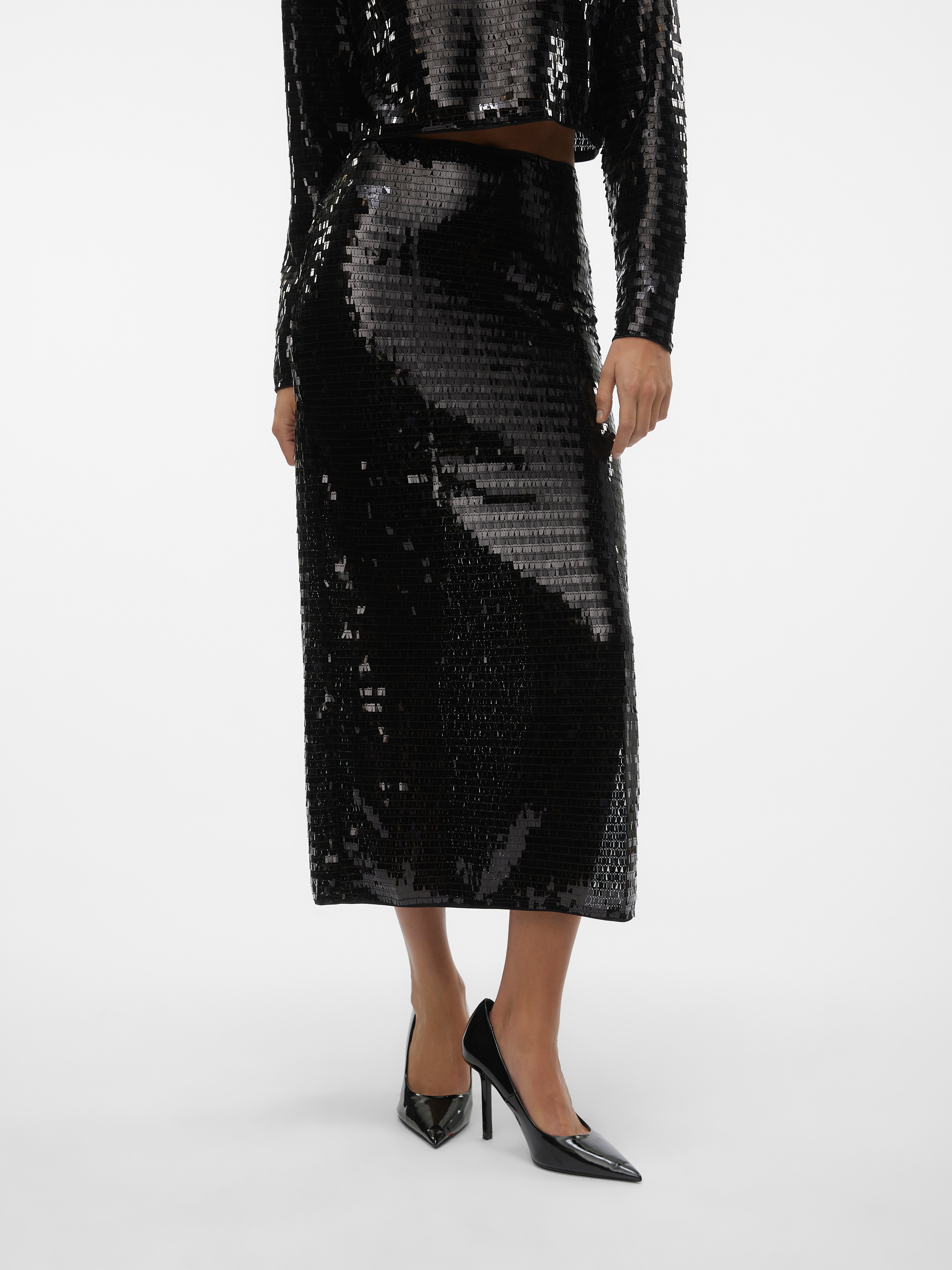 Vero moda sequin outlet pencil skirt