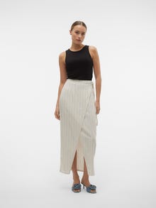 Vero Moda VMMINDY Long skirt -Oatmeal - 10304662
