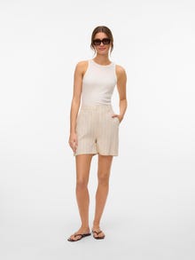 Vero Moda VMMINDY Shortsit -Oatmeal - 10304669