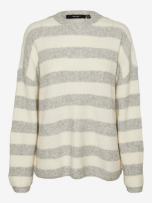Vero Moda VMNATAHLIE Pullover -Light Grey Melange - 10304688