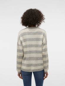 Vero Moda VMNATAHLIE Pullover -Light Grey Melange - 10304688