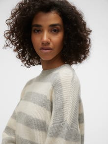 Vero Moda VMNATAHLIE Pullover -Light Grey Melange - 10304688