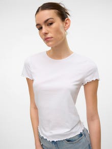 Vero Moda VMBARBARA T-skjorte -Bright White - 10304705