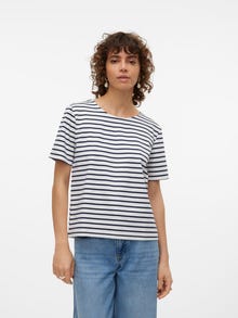 Vero Moda VMABBY T-shirt -Snow White - 10304716