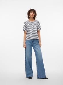 Vero Moda VMABBY T-shirt -Snow White - 10304716