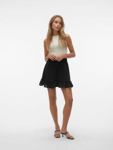 Vero Moda VMCHRIS Wysoka talia Krótka spódnica -Black - 10304761