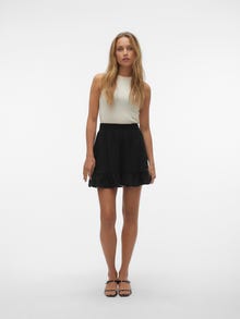 Vero Moda VMCHRIS Wysoka talia Krótka spódnica -Black - 10304761