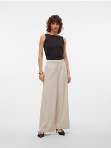 Vero Moda Laia jalaosaga lõige Keskmine vöökoht Püksid -Silver Lining - 10304781