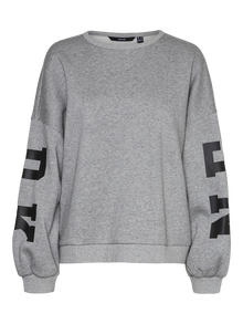 Vero Moda VMMALY Sweat-shirts -Light Grey Melange - 10304832