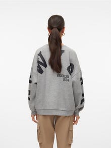 Vero Moda VMMALY Sweatshirt -Light Grey Melange - 10304832
