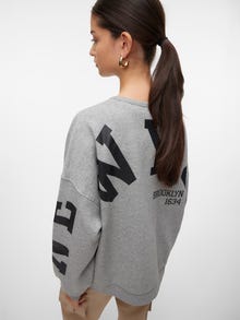 Vero Moda VMMALY Sweatshirt -Light Grey Melange - 10304832