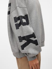 Vero Moda VMMALY Sweatshirt -Light Grey Melange - 10304832