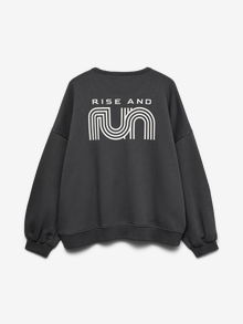 Vero Moda VMMALY Sweatshirt -Asphalt - 10304832